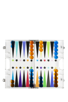 Multicolored Backgammon Set